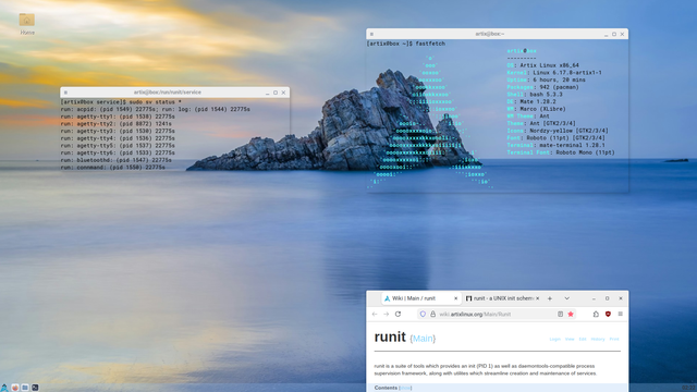 XLibre on Artix Linux with runit