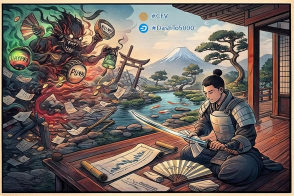 La vera forza è disciplina, non frastuono
Con il ritorno di DASH in Asia:
Samurai (#FairValue) padroneggia fondamentali
Demone (#Hype) schiavo di emozioni
Scegli il tuo lato
Diffondiamo la Formula (#CFV by Digital Gold Foundation) in tutto il mondo 🧭
#DashTo5000 #Dash #Crypto
https://x.com/ItaliaDash/status/1993746784993333296?s=20