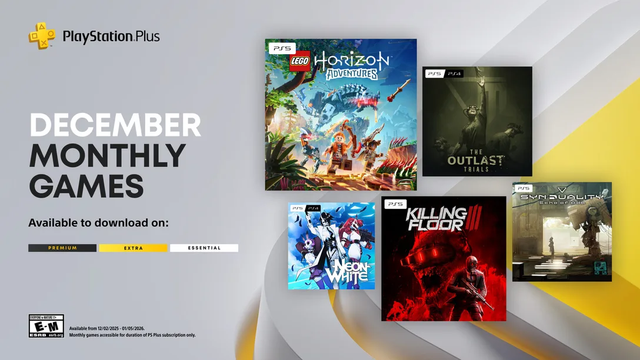 PlayStation Plus Monthly Games for December 2025