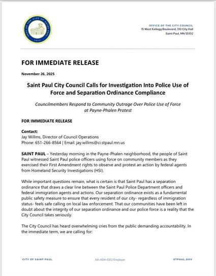 Press release page 1