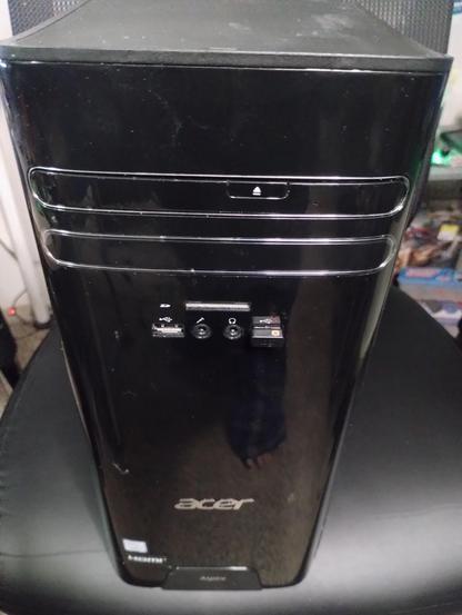 Acer TC-780-AMZKi5 desktop computer with 7th Gen i5 7400, Intel HD graphics 630, 2TB hard drive, 8gb ram, DVD RW, WiFi and Bluetooth

Linux Mint 22.2 Cinnamon installed
