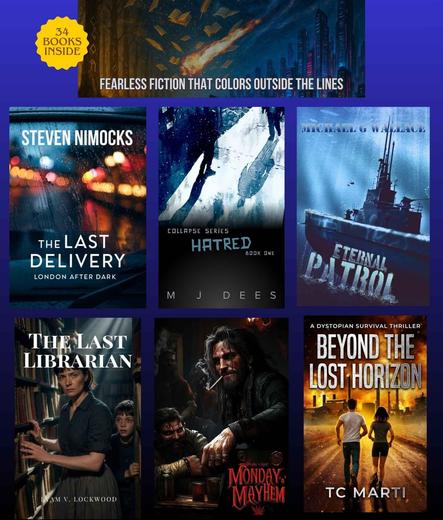 Stories that defy labels and play by their own rules. 🔥
Explore 34 FREE ebooks of literary sci‑fi, dystopian & genre‑bending fiction this November → Dec 1.
📚 Grab your fearless reads → https://books.bookfunnel.com/fearlessfiction/5ebltz4265