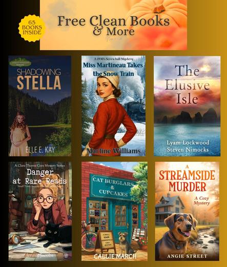 Curl up with stories as sweet and cozy as pumpkin pie 🎃

💛 Free November Reads brings you 65 clean, faith‑friendly & wholesome books — from romance to mystery and suspense.

📚 Free all month 
 → https://books.bookfunnel.com/freereadswithelle/xq6i0rm8ts