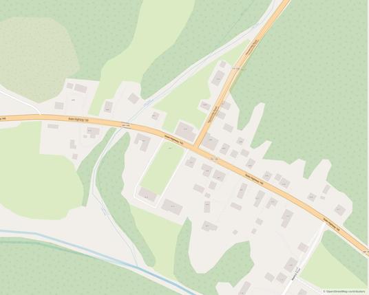 Town after OSM edits