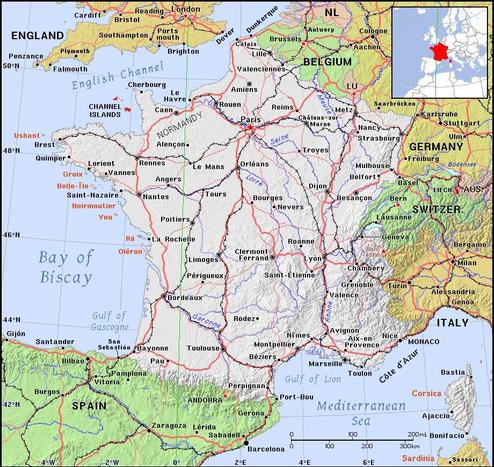 A map showing the location of France
Credit https://ian.macky.net/pat/