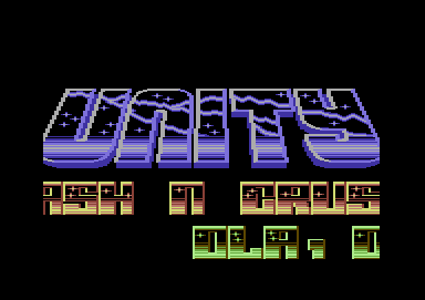 Screenshot of "Crash and Crush" - Crack: Unity - Published by - on Commodore 64 (1989)