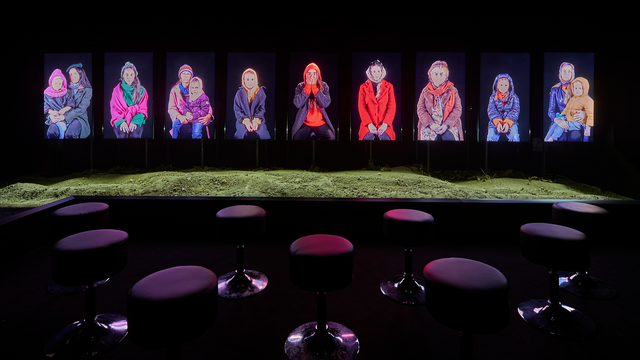 Instal·lació "Flors i viatges" de Cabosanroque (3CatInfo)