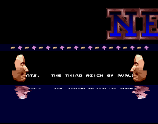 Screenshot of "Computer Third Reich" - Crack: Nemesis - Published by Avalon Hill on Commodore Amiga (1992)