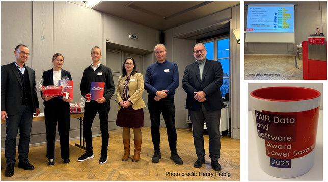 Pictures of the award ceremony at TU Braunschweig. Some pictures were taken by Henry Fiebig.