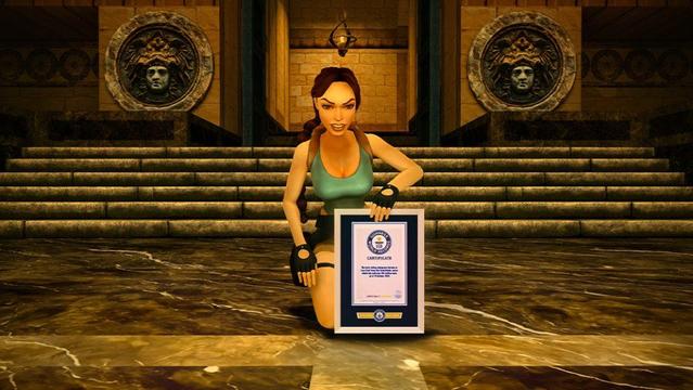 Lara Croft Guinness Book Pixelarab