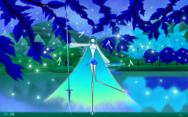 Autumnal Blue Lake #2