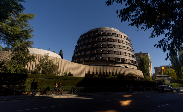 Exterior de la seu del Tribunal Constitucional, en una imatge d'arxiu  (Europa Press/Eduardo Parra)