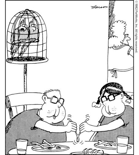 “Now here comes the barbaric finale.”