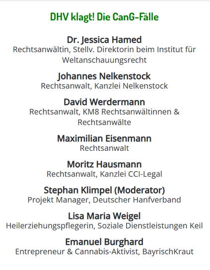 DHV klagt Cannabis Menschenrechte Grundrechte