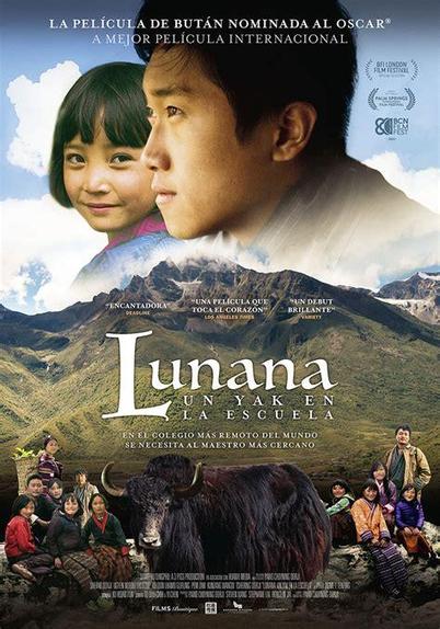 Cartel de la película "Lunana un yak en la escuela"