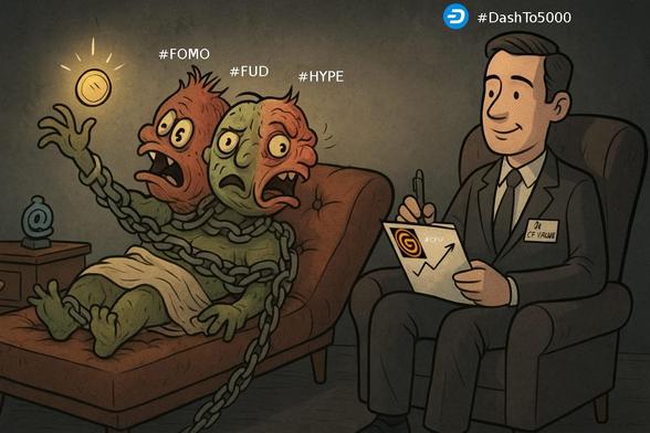 Quando le tue tre teste (FOMO, FUD, HYPE) urlano, forse è il momento di un check-up.

La diagnosi del Dott. Crypto Fair Value #CFV è semplice: Ignorare il paziente. Fidarsi dei fondamentali.
La cura? #DashTo5000.

#Dash #DarkHumor

#BuiltToLast #Crypto #FairValue
#DigitalCash #Freedom

https://x.com/ItaliaDash/status/1995045753103028662?s=20