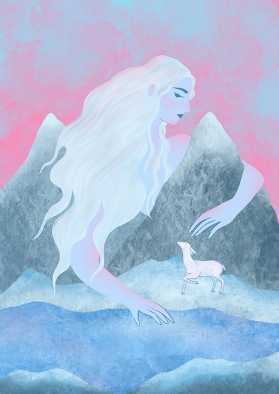 Illustration fantasy Amande Bleue Strasbourg 