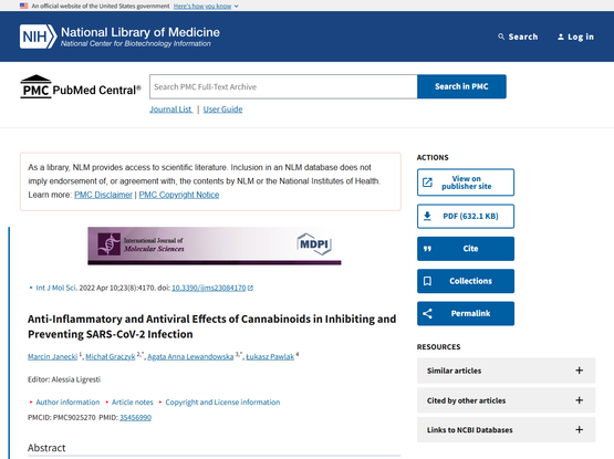 Among the vast range of compounds, multiple research papers have shown that cannabinoids, such as cannabidiol and delta-9-tetrahydrocannabinol, have antiviral effects.