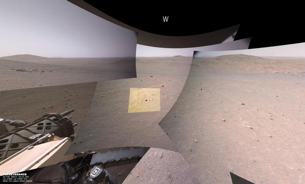 A screenshot of the MarsLife app showcasing multiple images capturing by the Mars rover Perseverance on the 1700th Martian day of its mission, looking West.
Credits: NASA/JPL-Caltech/LANL/CNES/IRAP/MarsLife