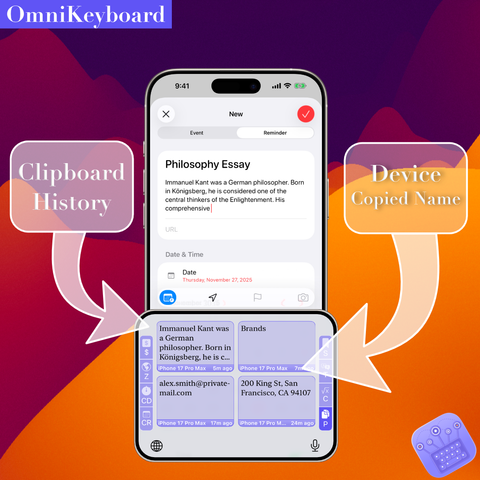 OmniKeyboard is Custom iOS Keyboard