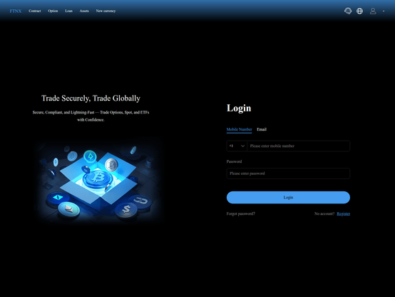 Screenshot of phishing site