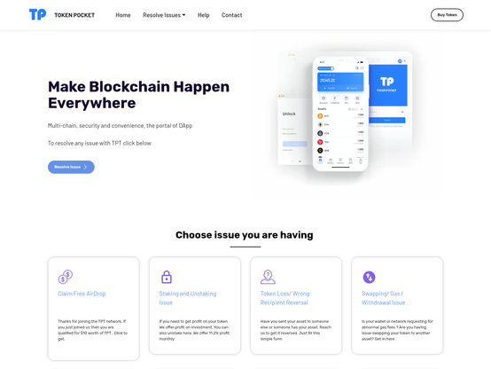 Screenshot of phishing site