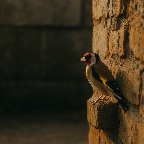 Estoy bien, tras estos muros que nadie traspasa.

Veo un jilguero, alas doradas, torso de hierro.

Y valiente vuela; volar lo observo.

Quizá sea el viento, quizá la perversión, quizá —tan solo— esté bien.