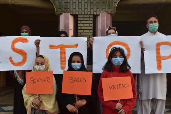 Image representative of gender-based violence in Pakistan surging by 25% in 2025.