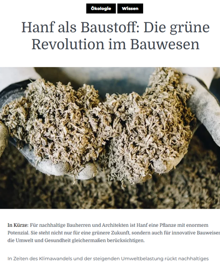 Die Wiederentdeckung von Hanf im Bauwesen
Hanf ist eine der ältesten Kulturpflanzen der Menschheit und wurde über Jahrhunderte für verschiedene Zwecke genutzt, von Textilien bis zu Lebensmitteln. In den letzten Jahrzehnten hat sich Hanf jedoch als vielversprechender Baustoff etabliert. Hanfbeton, Hanfisolierung und Hanfziegel sind nur einige der innovativen Produkte, die aus dieser Pflanze hergestellt werden.