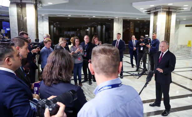 Vladimir Putin, en una atenció als mitjans aquest dimarts (Reuters)