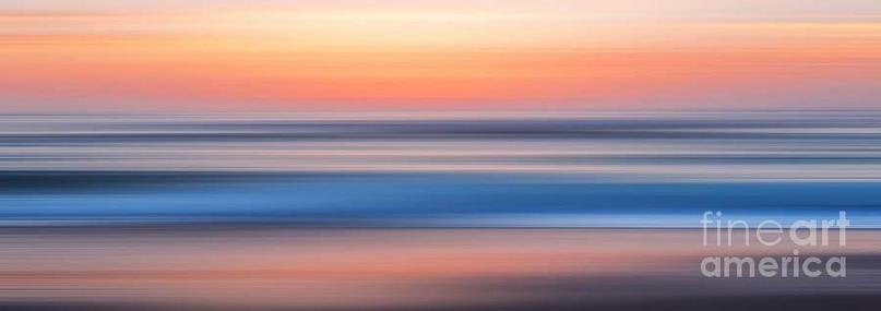 A soothing and peaceful panoramic sunrise beach landscape over the Pacific Ocean in beautiful warm tones of red, yellow and blue.
I added a touch of digital enhancement in Photoshop to bring out the smoothing effects.
This image was shot at Bronte Beach in Sydney, Australia.
THE FINE ART AMERICA LOGO WILL NOT APPEAR ON PURCHASED PRINTS OR PRODUCTS.