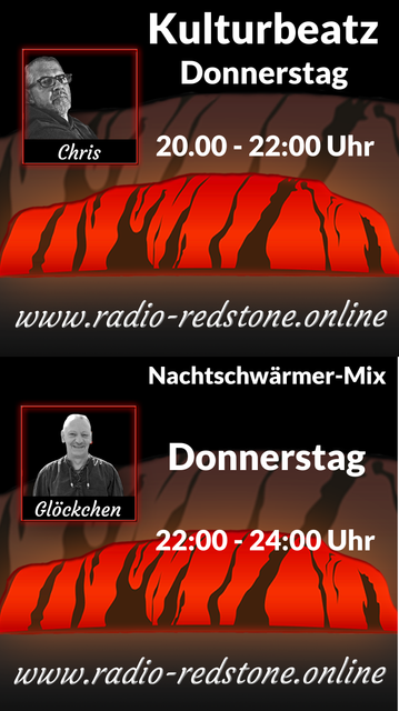 Sendeplan für Donnerstag, den 04.12.2025 bei www.radio-redstone.de