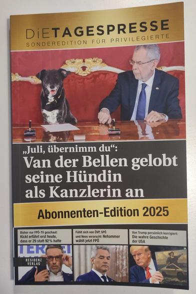 Cover des Tagespressebuch 2025