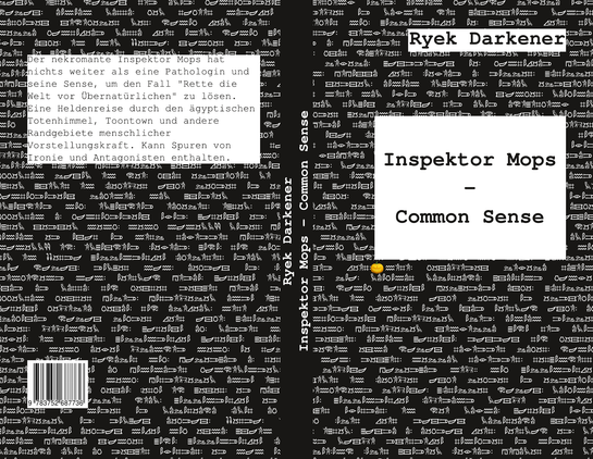 Der nekromante Inspektor Mops hat nichts weiter als eine Pathologin und seine Sense, um den Fall "Rette die Welt vor Übernatürlichen" zu lösen. Eine Heldenreise durch den ägyptischen Totenhimmel, Toontown und andere Randgebiete menschlicher Vorstellungskraft. Kann Spuren von Ironie und Antagonisten enthalten.