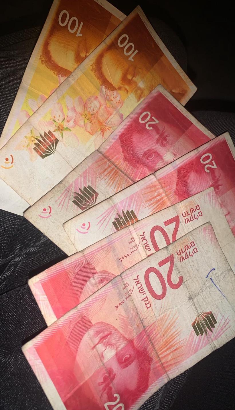 Israeli shekel bank notes