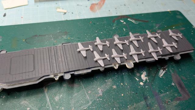 Revell CVL-22 Independence 1/700 scale model.