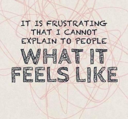 a page scribbled with crayon - it is frustrating that i cannot explain to people what it feels like