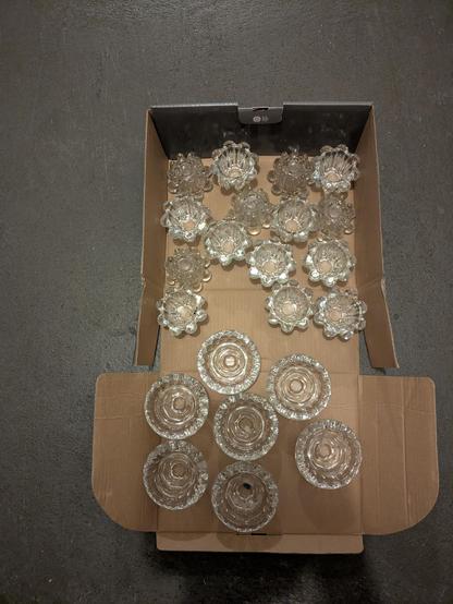 kleine Glas Kerzenhalter