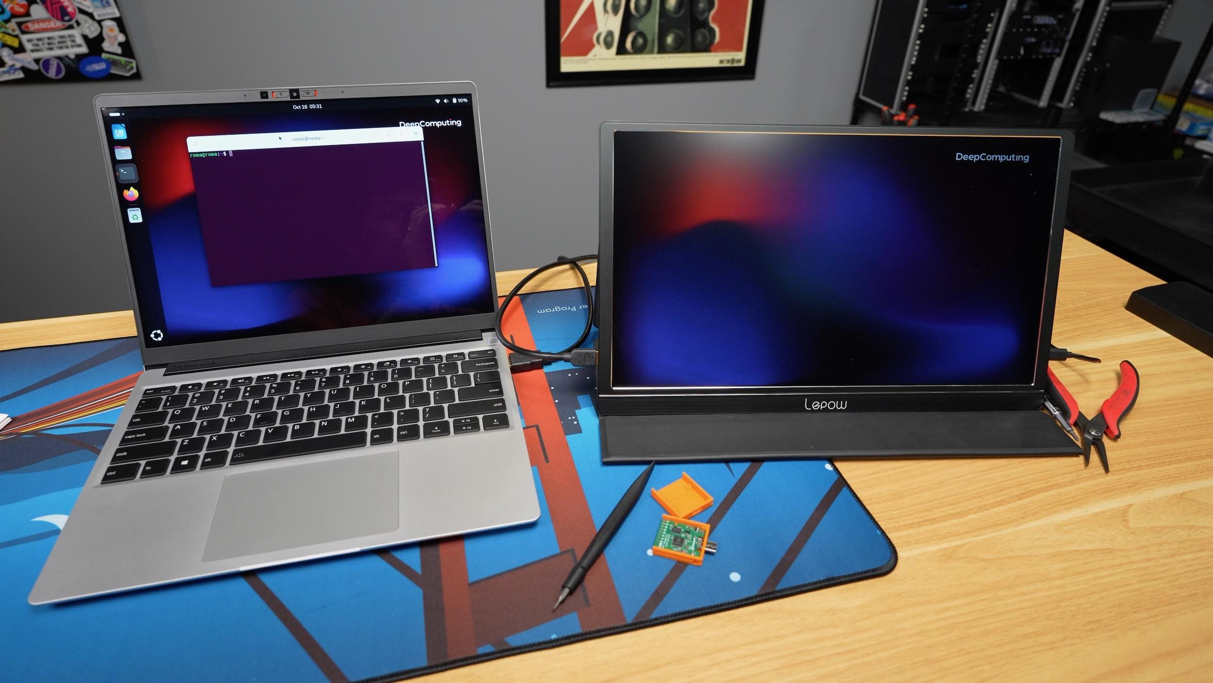 External display on DC-ROMA II