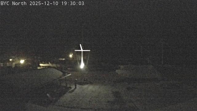 NE view from Brockport Marina through Sandy Creek to Lake Ontario. // Image captured at: 2025-12-11 00:30:03 UTC (about 1 min. prior to this post) // Current Temp in Hamlin: 33.67 F | .93 C // Precip: light snow // Wind: W at 7.001 mph | 11.26 kph // Humidity: 79%