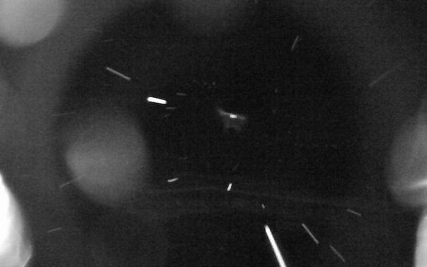 A small wooden dock jutting into the Thousand Islands area of the St Lawrence River as it expands into Lake Ontario. // Image captured at: 2025-12-11 03:00:04 UTC (about 1 min. prior to this post) // Current Temp in Thousand Islands: 25.20 F | -3.78 C // Precip: light snow // Wind: NW at 14.316 mph | 23.0 kph // Humidity: 96%