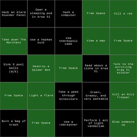 Completed Bingo Lines:
Columns: 5