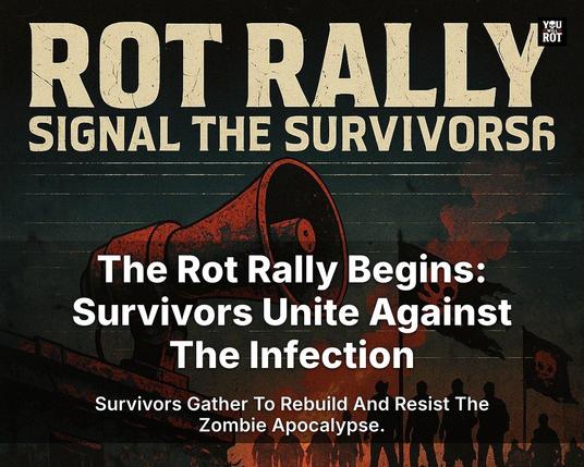 📢 The Rot Rally has begun.
Survivors gather in th...