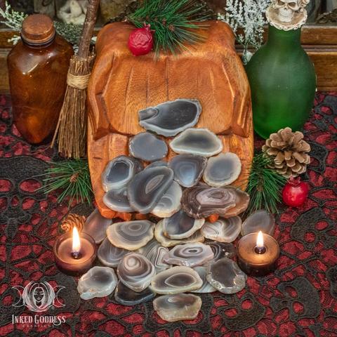 A photo of the "Agate Slice" product from Inked Goddess Creations.