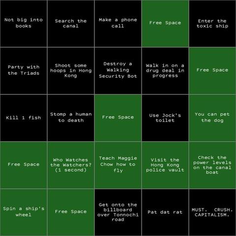 Completed Bingo Lines:
Rows: 4