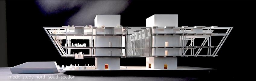 Gyaros Island of Exile - Offshore oirig reuse - Pier and access to the museum walkthrough, left; to the research hub, right.