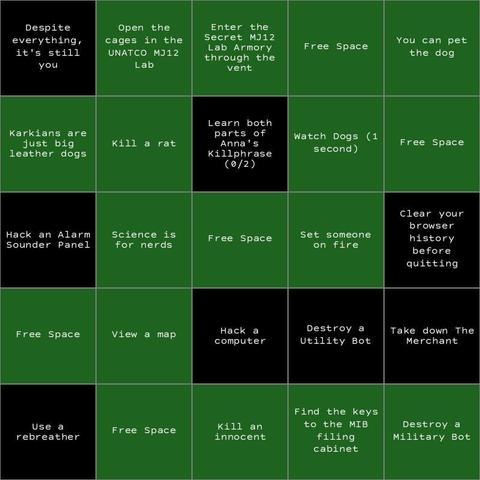 Completed Bingo Lines:
Columns: 2