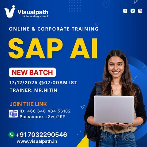 New Batch Starting โ SAP AI Training for Career Growth