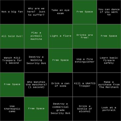 Completed Bingo Lines:
Rows: 2