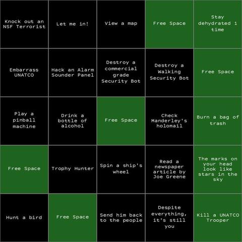 Completed Bingo Lines:
Columns: 5